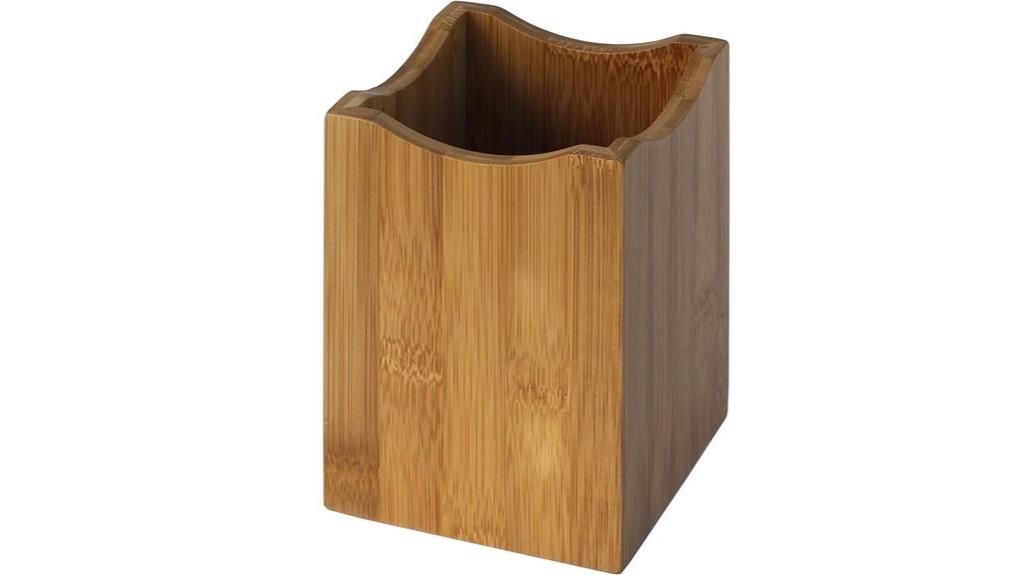 oceanstar brown utensil holder