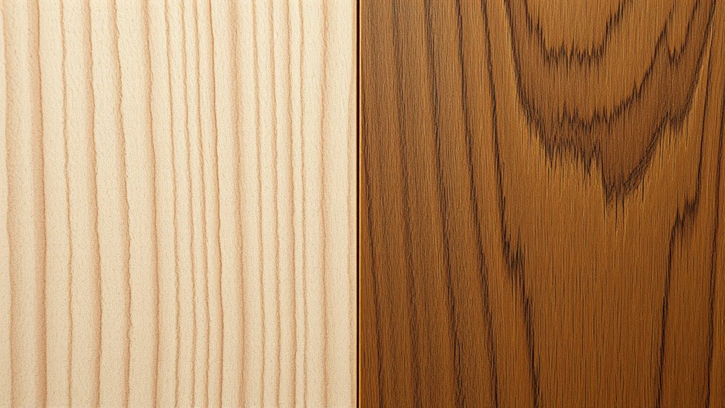 open vs closed grain woods