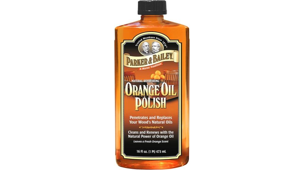orange oil wood polish