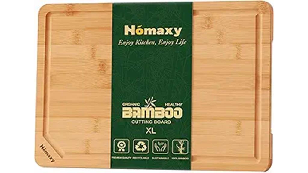 organic bamboo cutting board