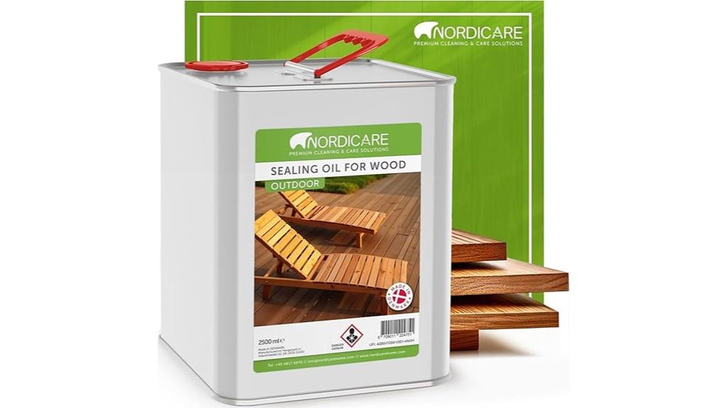 outdoor furniture wood oil