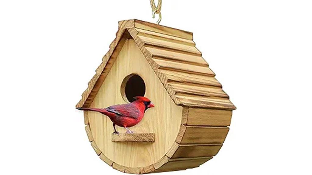 outdoor garden bird house