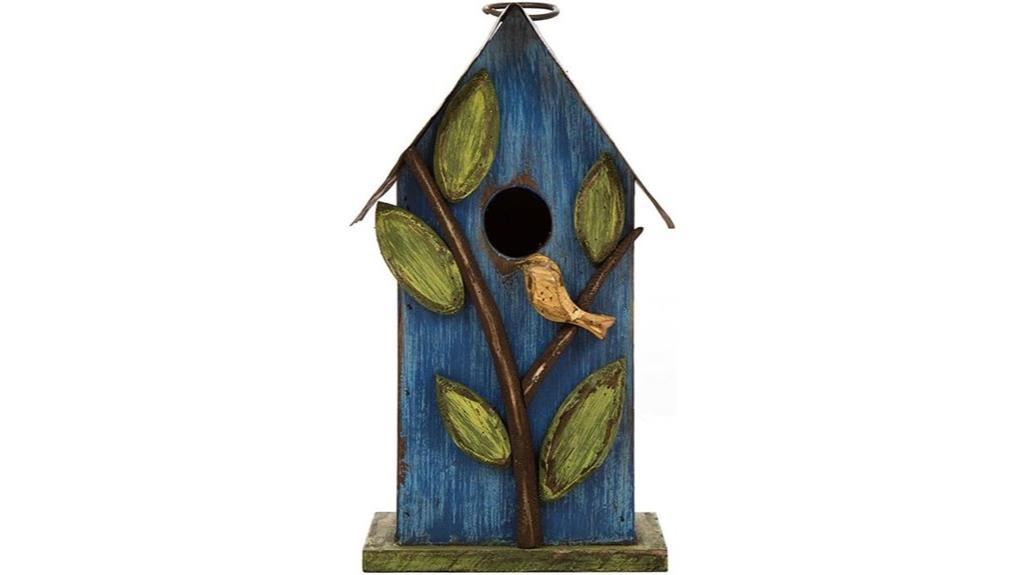 outdoor hanging bird house