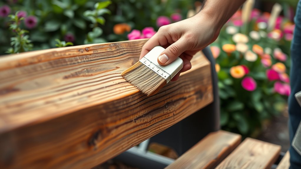 outdoor wood furniture maintenance