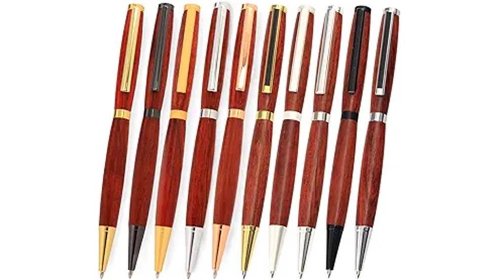 pack of ten assorted pens