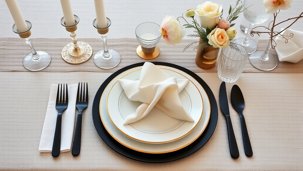 personalized elegant tablescape design
