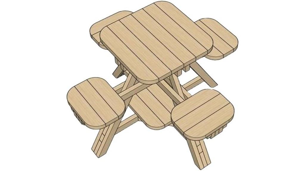 picnic table woodworking plans