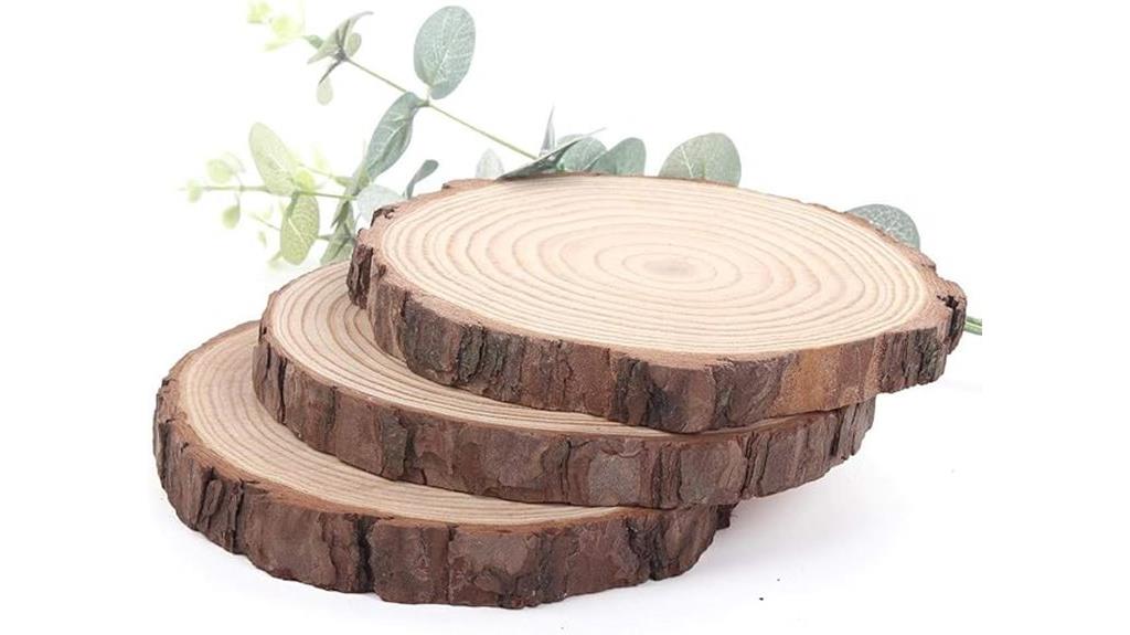 pine wood slabs set