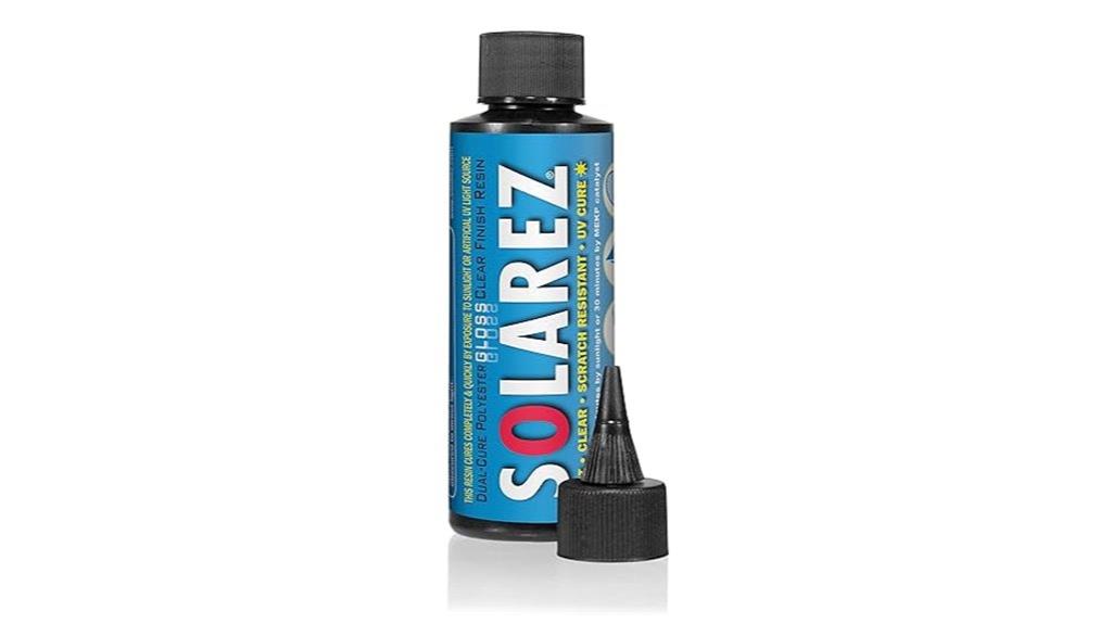 polyester resin gloss finish