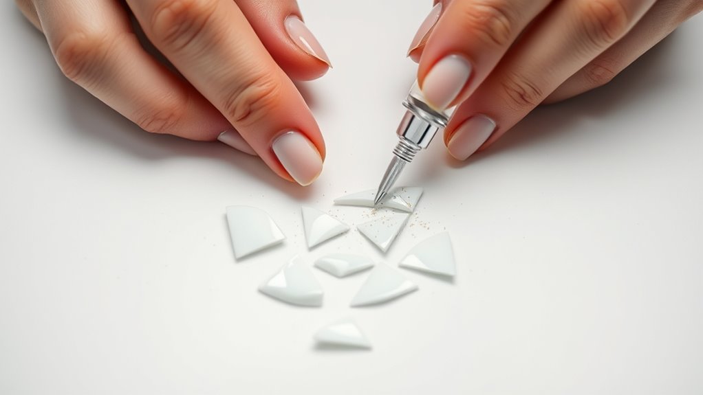porcelain surface cleaning and preparation