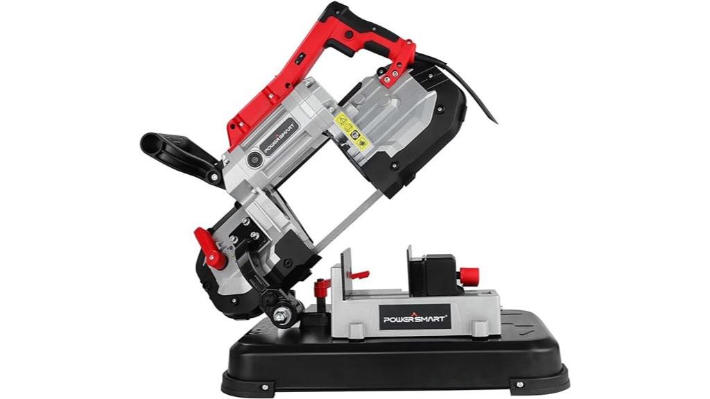 portable band saw with alloy base