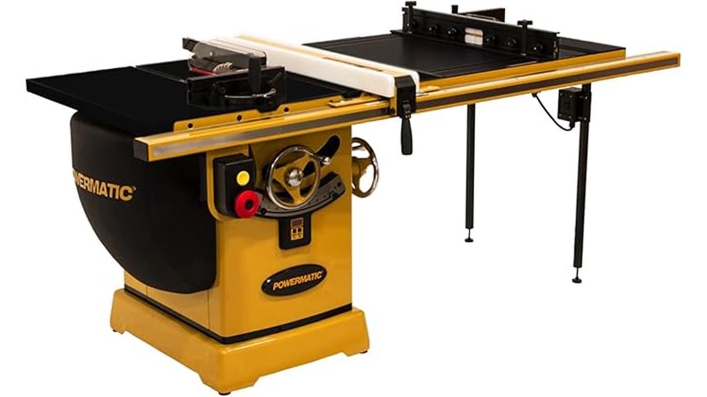 powerful 10 inch table saw