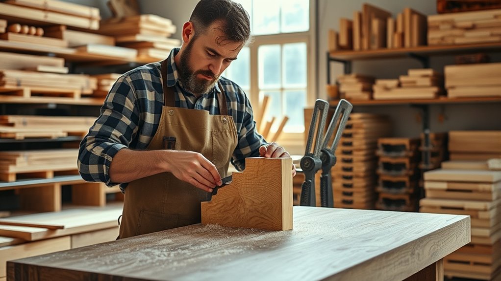 precise joinery and assembly