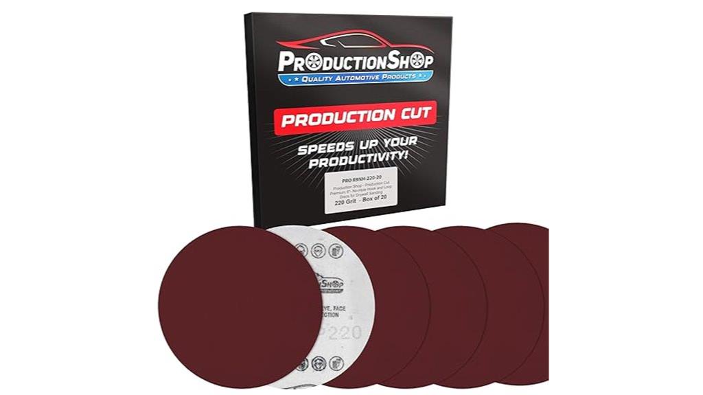 premium 9 red grit discs