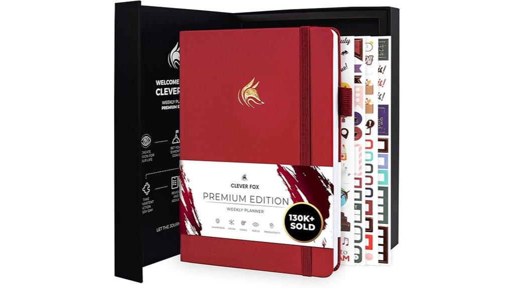 premium a5 organizer planner