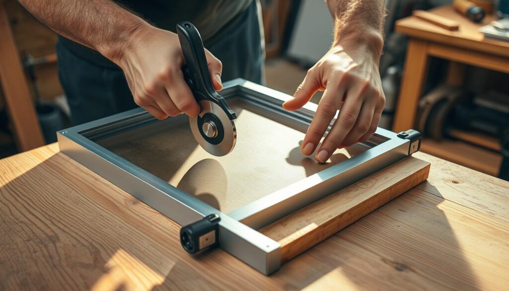 professional cutting method in action
