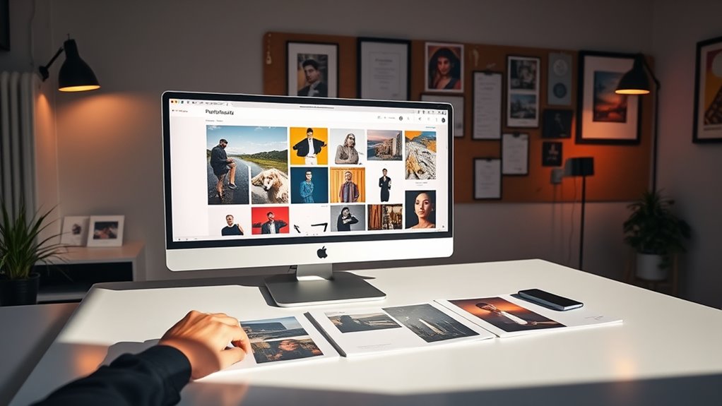 professional online portfolio presentation