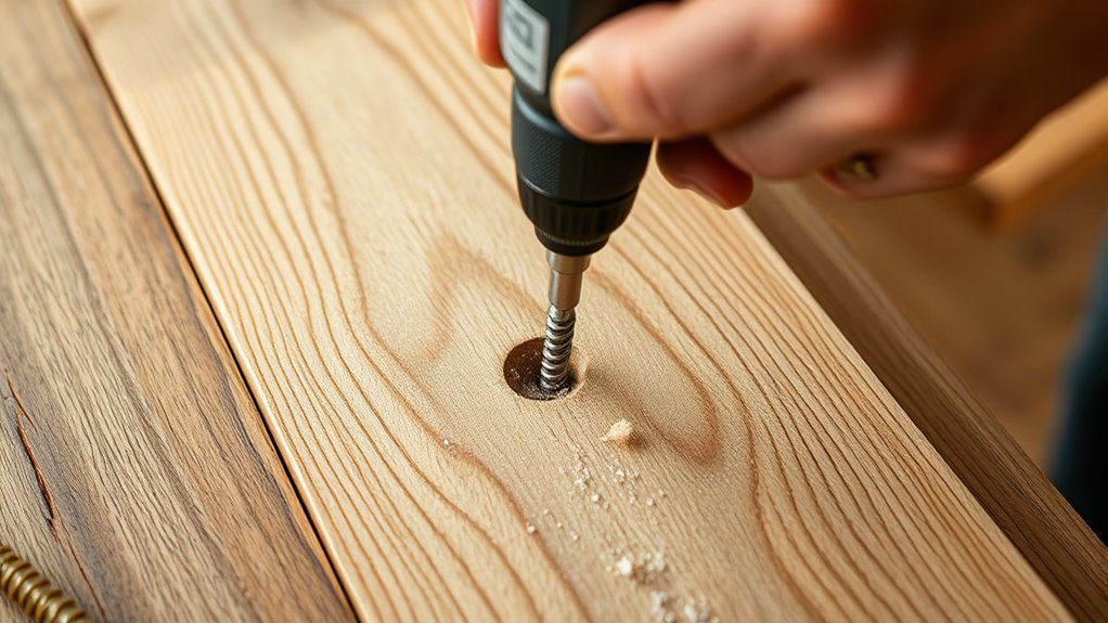 proper pilot hole drilling