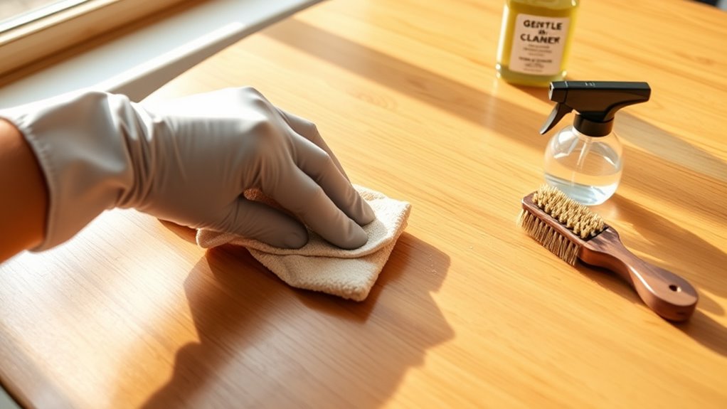 proper wood cleaning and care