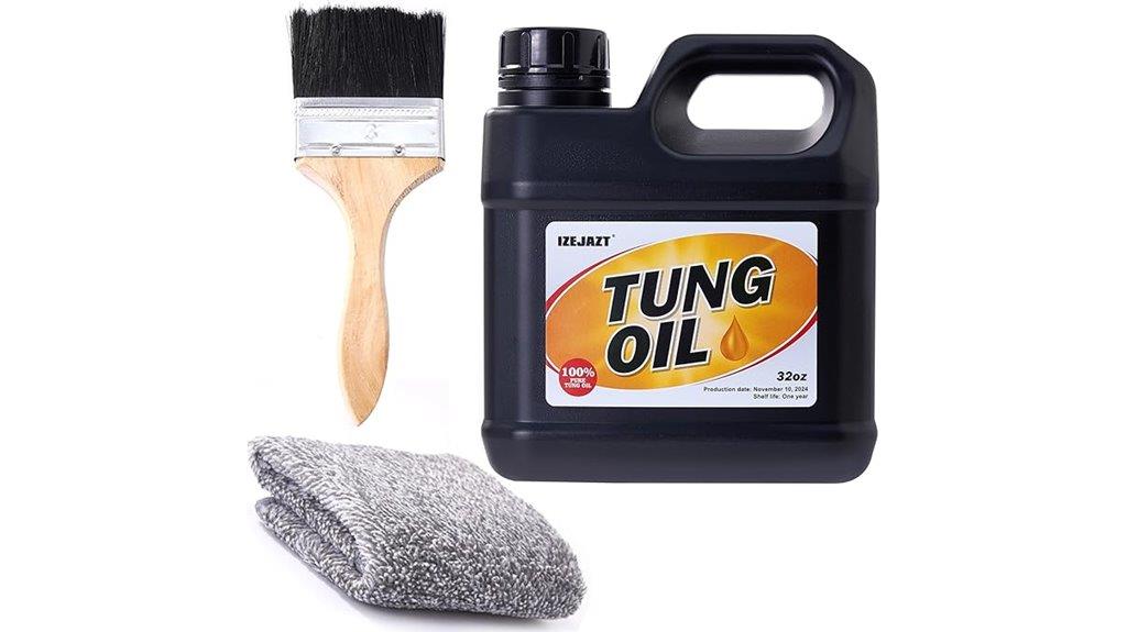 pure tung oil bottle