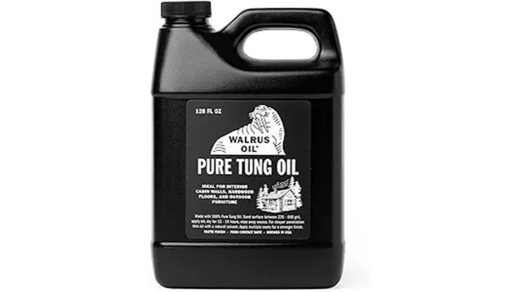 pure tung oil finish