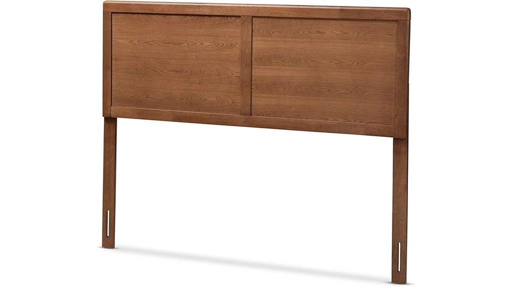 queen ash walnut headboard