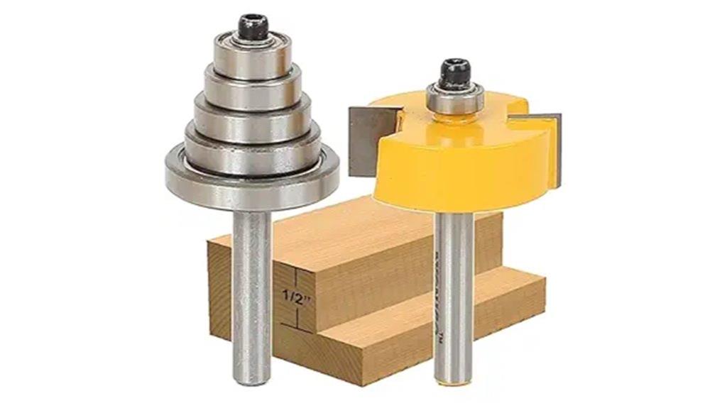 rabbet bearing router set