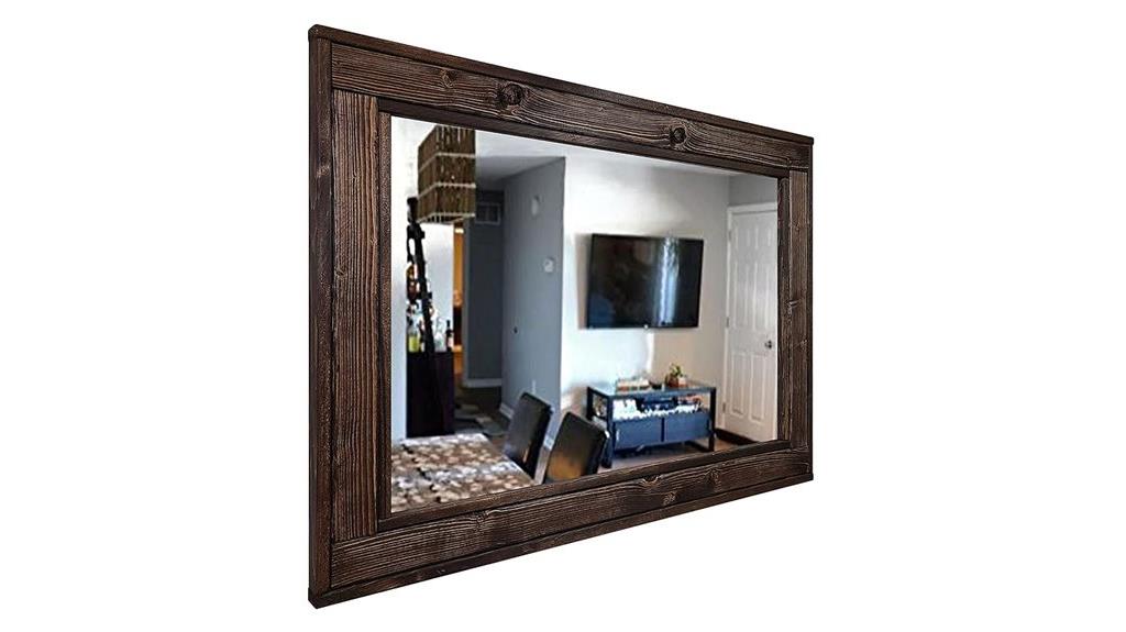 reclaimed herringbone mirror frames