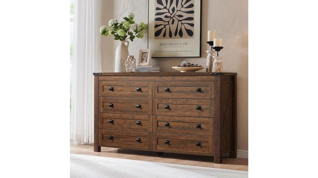red lemon farmhouse dresser