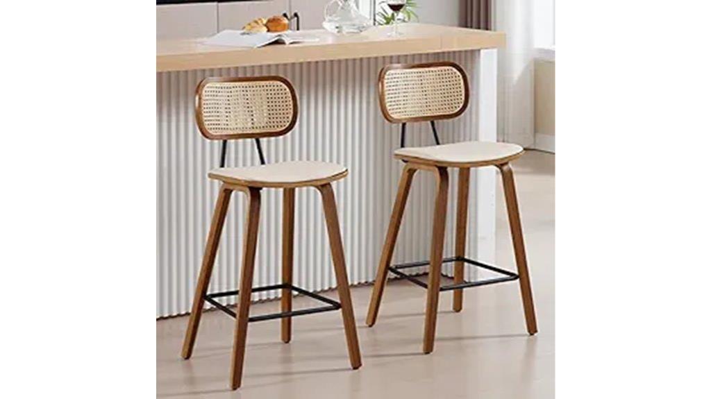 retro two piece bar stool set