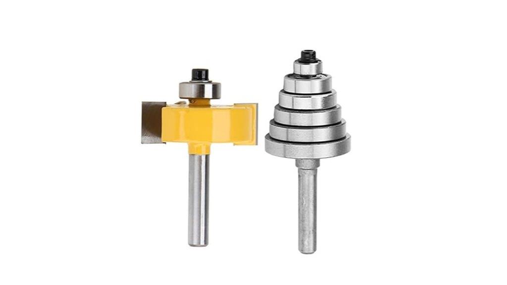 router bit with bearings