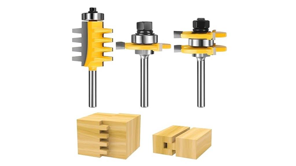 router bits set includes