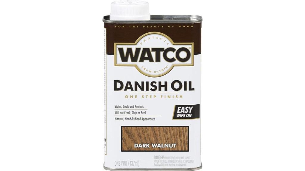 rust oleum pint dark walnut