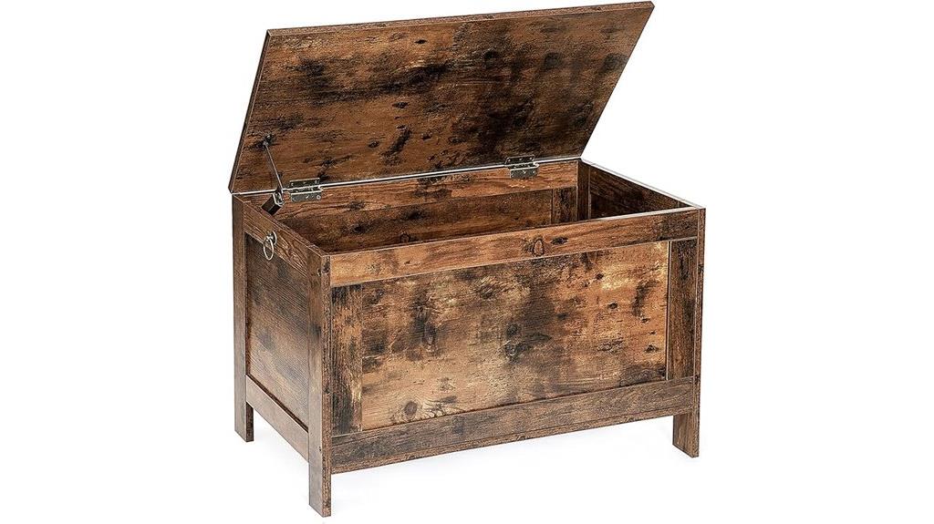 rustic brown toy storage