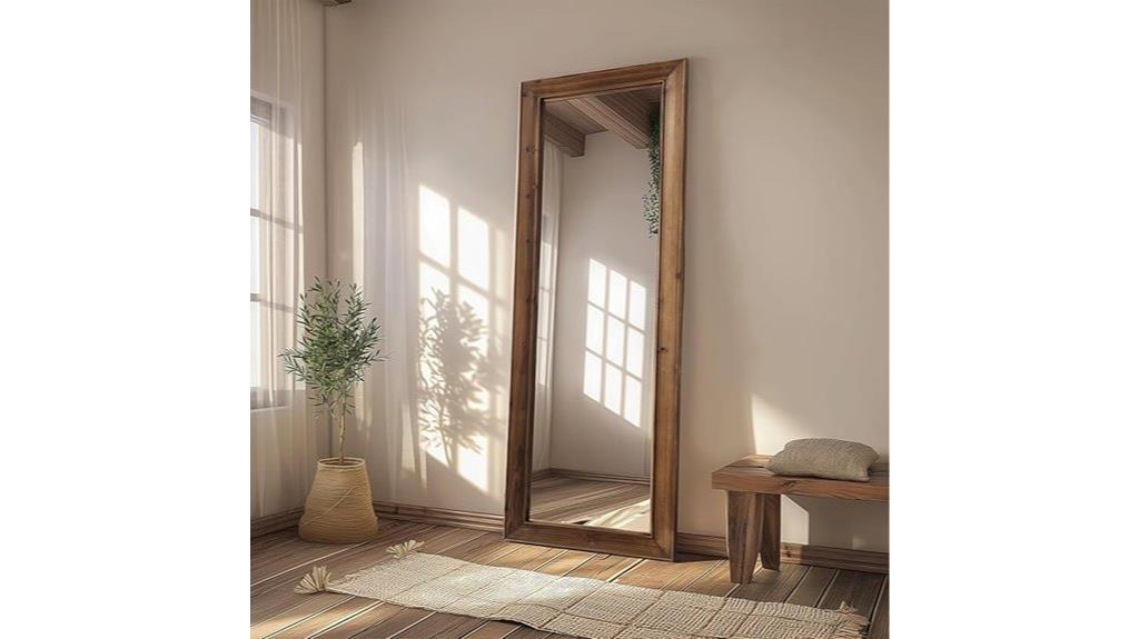 rustic farmhouse full length mirror