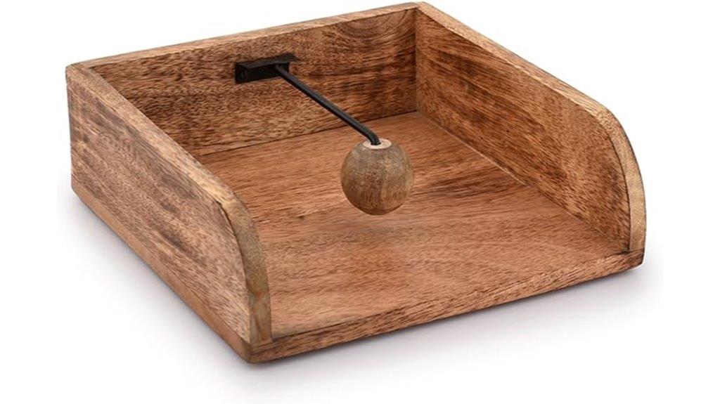 rustic farmhouse wood holder