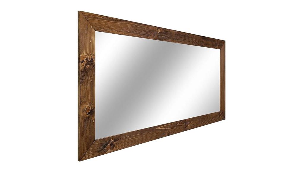rustic handmade mirror