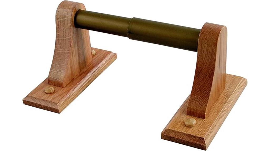 rustic oak paper holder
