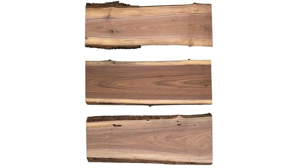 rustic walnut wood slabs