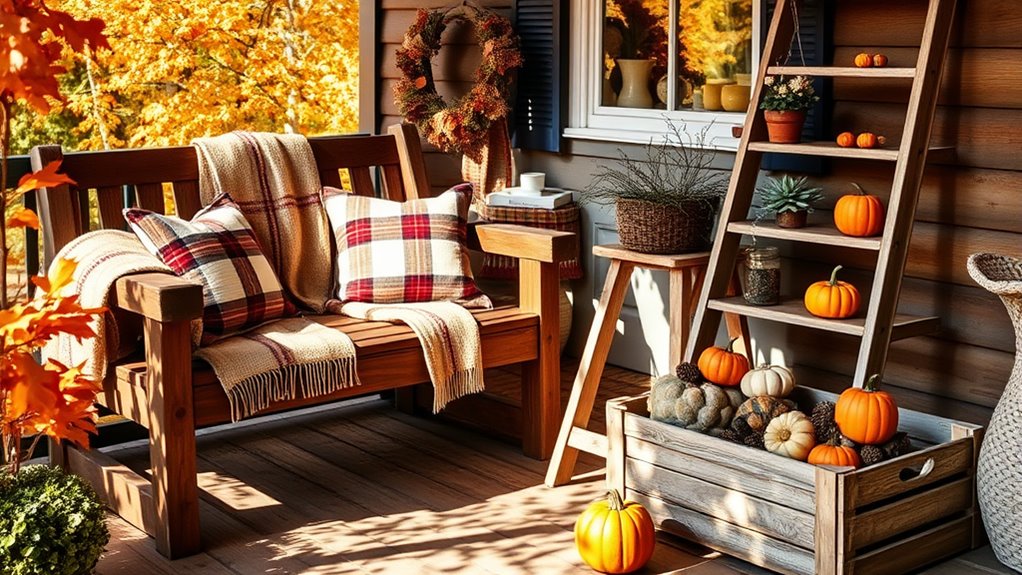 rustic wooden seasonal decor
