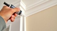 seamless trim caulking technique