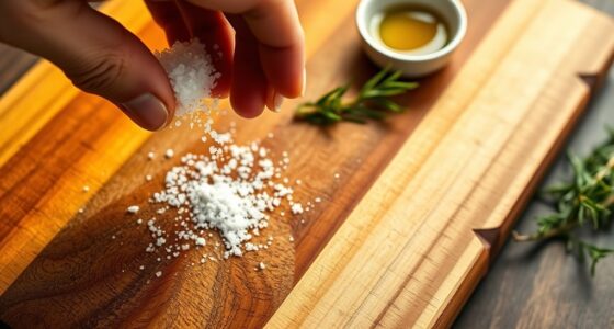 seasoning wooden cutting board