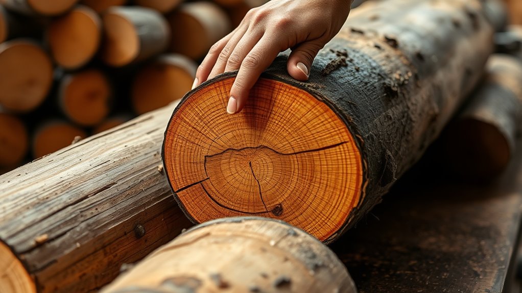 select logs with uniform grain