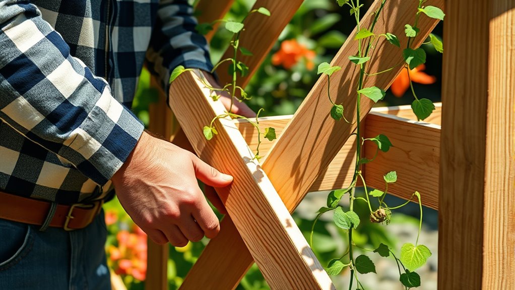 select suitable climbing plants
