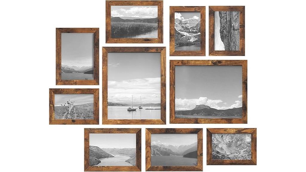 set of 10 picture frames