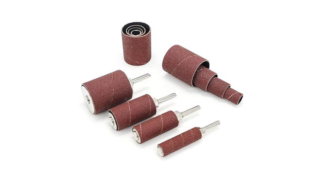 set of 16 sanding drums