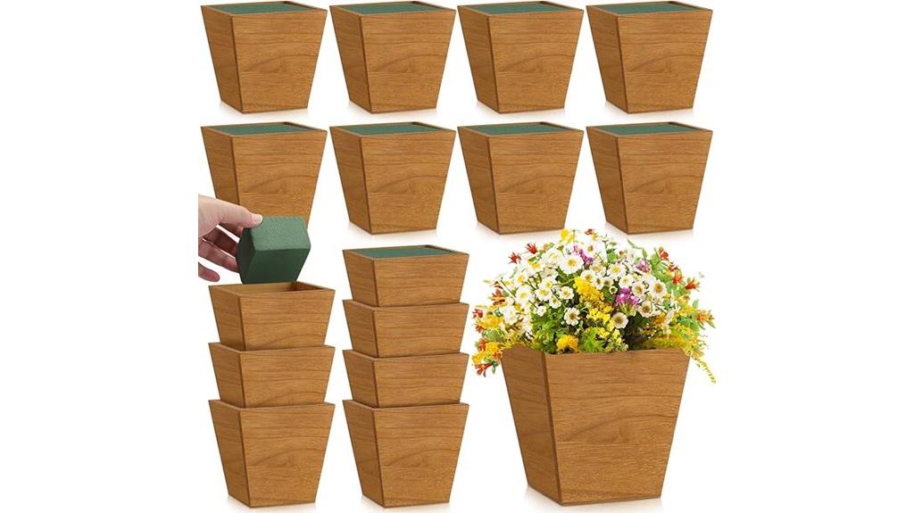 set of four inch planters