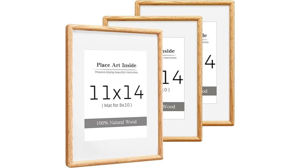 set of three frames