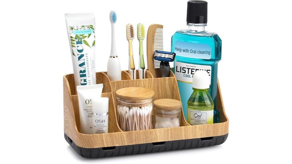 seven slot kids toothbrush holder