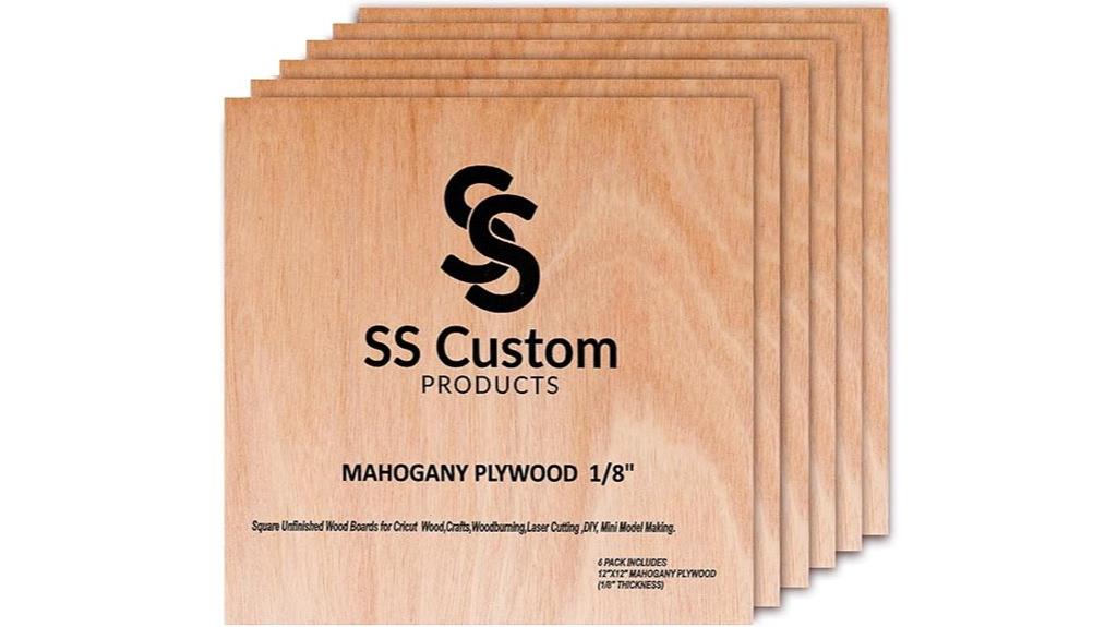 six pack mahogany plywood